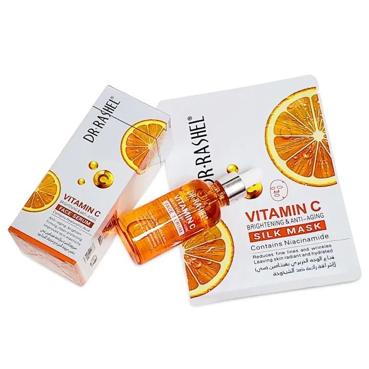 Dr Rashel Vitamin C Face Serum Hyaluronic Acid and Anti Aging Vitamin C Niacinamide Skin Care For Face Treatment Dr Rashel Vitamin C Watermelon For All Skin Types