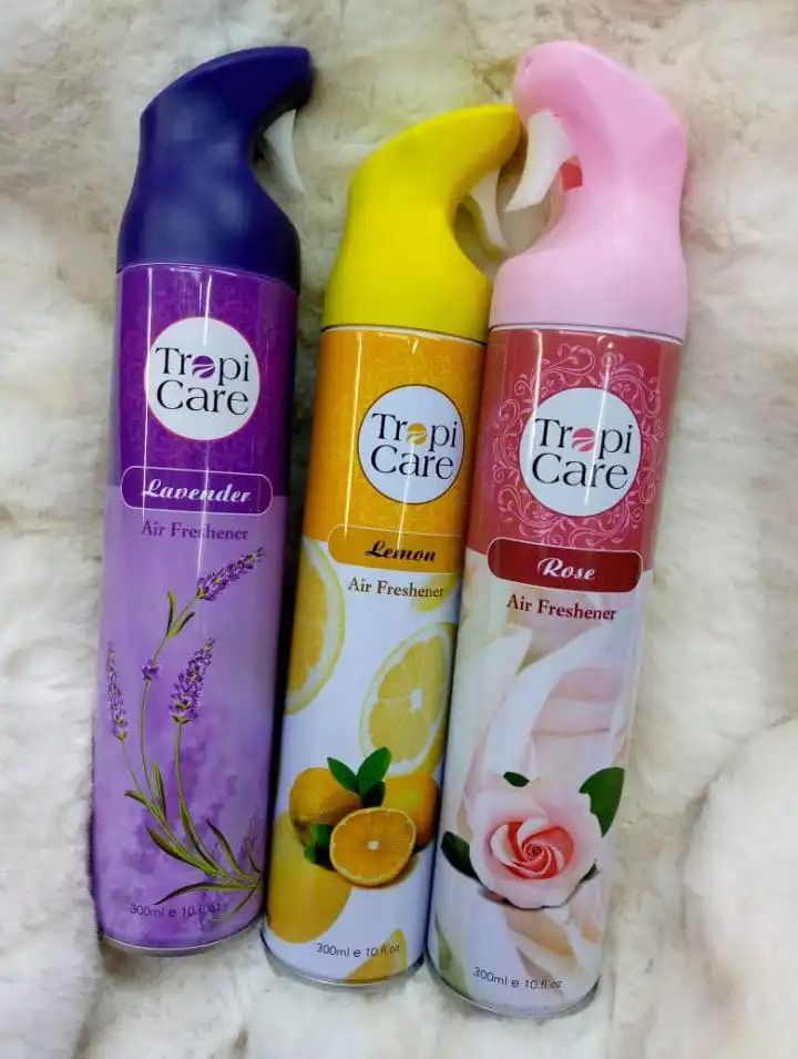 Tropicare Lemon Air Freshener 300ml Eliminate Unpleasant Odors For Fresh Atmosphere Natural Fragrances Tropicare Lemon Cool Freshener Home Fresh Air Freshener