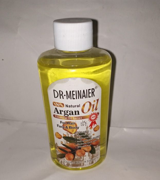 DR MEINAIER 100% Natural Argan Oil For Hair, Face &Body spf15 -220ml