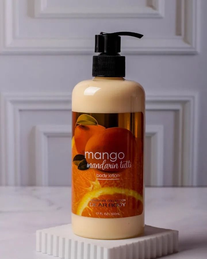 My Dear Body Luxuries Mango Mandarin Tutti Body Lotion Body Lotion Body Care Dear Body Lotion Body Care Signature Collection with Aloe Vera, Grape Seed Extract Body Lotion