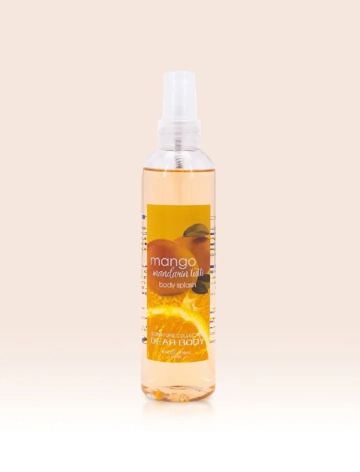 My Dear Body Mango Mandarin Tutti Body Splash Perfume Sweet Scent Keep Fresh Body Washes Leaves The Skin Glowing Perfumes Skin Care Body Long Lasting Splash Perfume Signature Collection Body Luxuries
