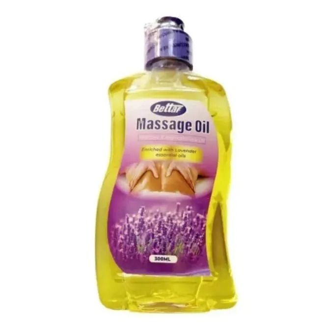 Bettar, Fast absorbing aromatherapy /massage oil enriched with lavender essential oil -300ml