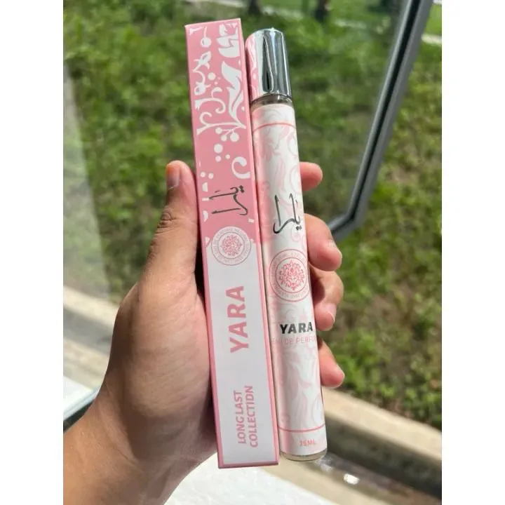 OFFER! 1pc 35ml YARA PINK/ASAD/ YARA ORANGE/ YARA WHITE /Yara candy Travel Perfume – Sweet & Fresh Long-Lasting Fragrance for Men & Women (Lattafa Perfumes: Yara, Asad, Mayar or Khamrah/Soft)