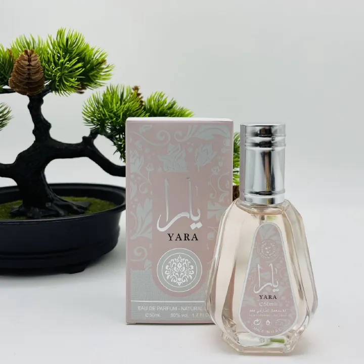 OFFER!!! Perfume Yara 50ml by Ard Al Zaafaran and body spray 200ml by lattafa(U.A.E)