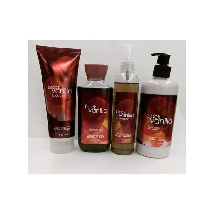 Signature Collection Dear Body Black Vanilla 4 In 1- Gel Splash, Cream & Lotion