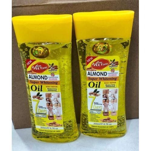 VEET GOLD Almond Super Whitening Face & Body Oil For Whitening & Moisturizing-200ml