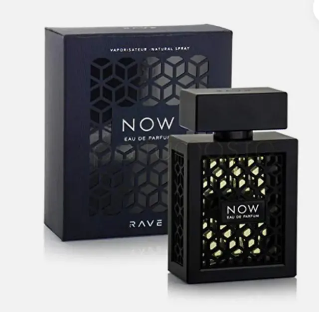 Rave Now 100ml Eau De Parfum Fragrance By Lattafa Perfumes fruity-woody aromatic Ideal For Men