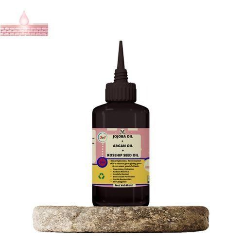 Mekis Jojoba,,Argan & Rosehip Seed Oil-For Hydration, Radiance & Renewal