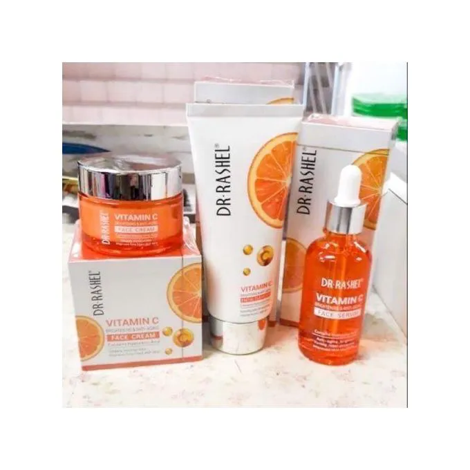 DR RASHEL Vitamin C Face Cleanser, Serum + Cream