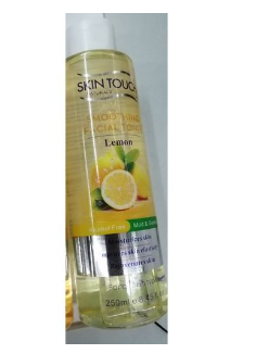 Skin Touch Lemon Extract Brightening Facial Toner Extract Cleanses, Freshens and Stimulates Skin Formulated For All Skin Types Contains Natural Extracts Anti-aging and Exfoliating