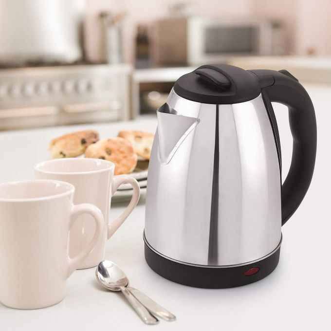 【Promotion】IPCONE 2.0 L Silver & Black Stainless Steel Electric  Kettles