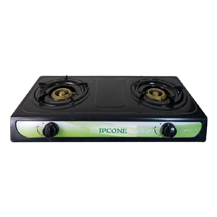 IPCONE Stainless Steel Gas Cooker Double Burner Gas stove Auto Ignition