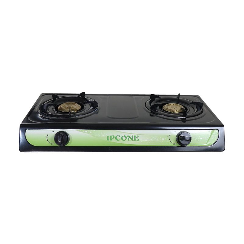 IPCONE Stainless Steel Gas Cooker Double Burner Gas stove Auto Ignition
