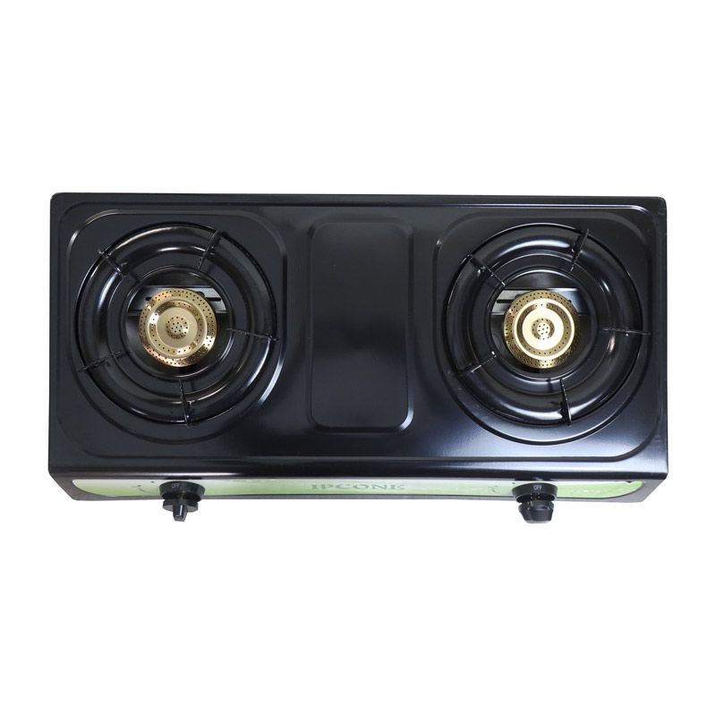 IPCONE Stainless Steel Gas Cooker Double Burner Gas stove Auto Ignition