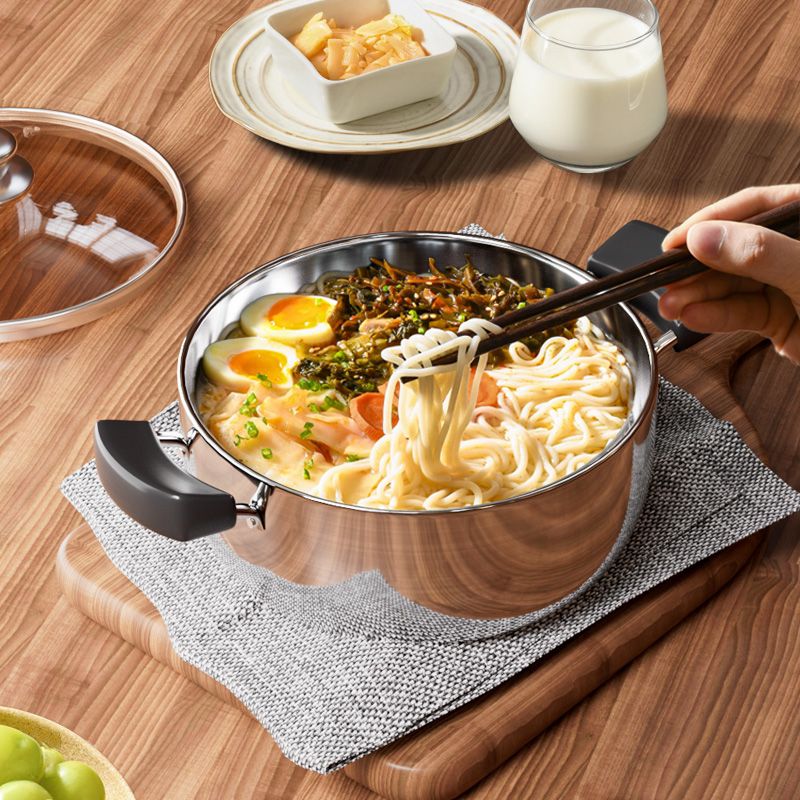 【Promotion】Jamespot 10PCS Stainless steel  Pot Set(5pcs pots +5pcs lids) Cookware Set Cooking Pots Sufuria（16/18/20/22/24cm)