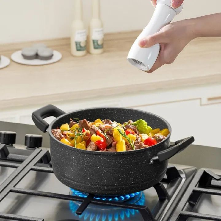 【Promotion】Jamespot Set of 11PCS  Die Cast Set Iron Non-stick Cookware Set Sufuria Set cooking pot set (5PCS 18/20/22/24/26cm Pots+5pcs Lids+1pc 24cm pan) Suitable for induction cookers