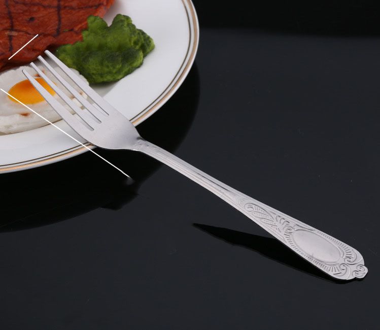 Jamespot 6PCS Stainless Steel Spoon  or  forks (Random Printing)