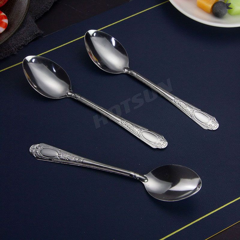 Jamespot 6PCS Stainless Steel Spoon  or  forks (Random Printing)