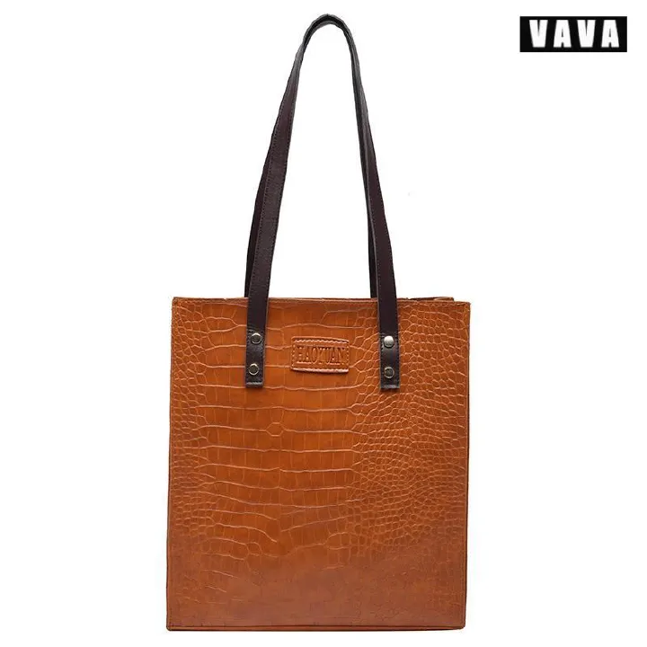 handbags fashion retro large capacity PU soft leather bucket shoulder bag trend handbag