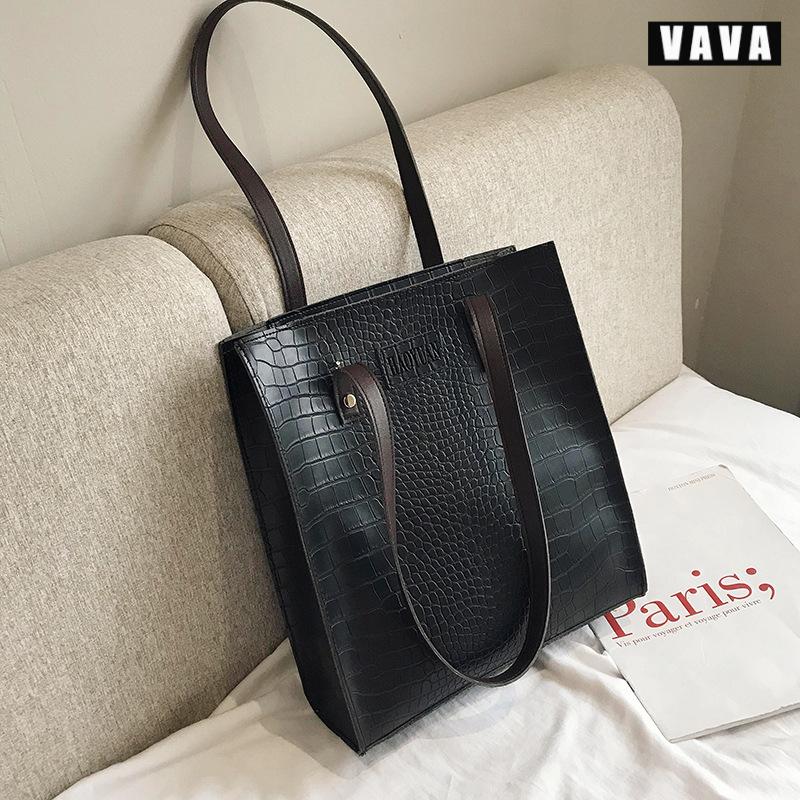 handbags fashion retro large capacity PU soft leather bucket shoulder bag trend handbag