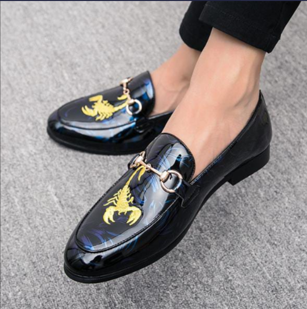 Italiano Scorpion Slipon  Dress Shoes for Men Office 2024 Formal Shoes for Men Business Suit Dress Shoes