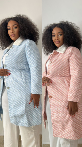 Mayn Warm Long Overflowing Ladies Trench Blazer OverCoats
