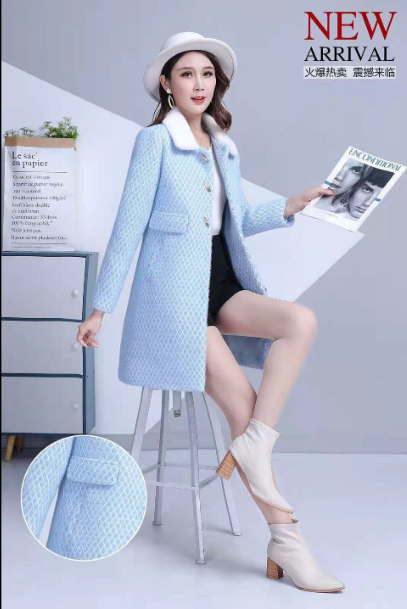 Mayn Warm Long Overflowing Ladies Trench Blazer OverCoats