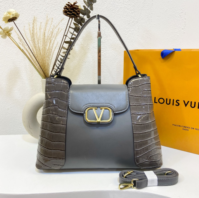 Luis Vuiton Fancy Chain Tote Purse Bag + Satchel