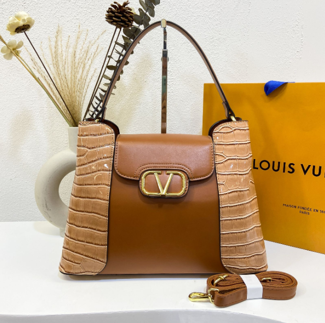 Luis Vuiton Fancy Chain Tote Purse Bag + Satchel