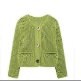 TBETNE Women’s Chunky Knit Cardigan Sweaters Long Sleeve Open Front Button Kitted Jackets Coats