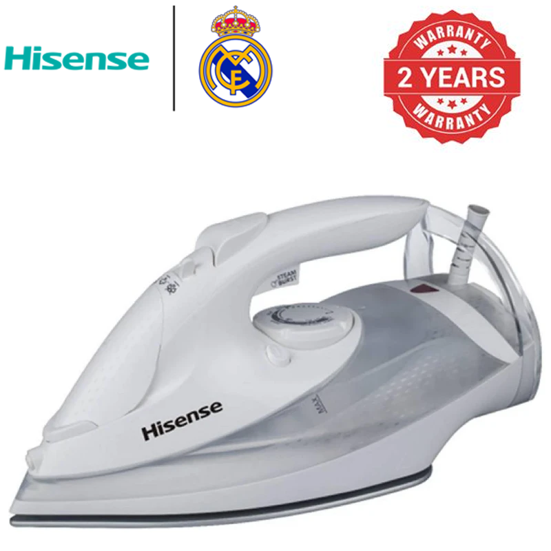 Hisense Steam Iron H28SIWES1 SteamCare Pro 2800W Ceramic Soleplate Anti Drip System 250g/min Steam Boost