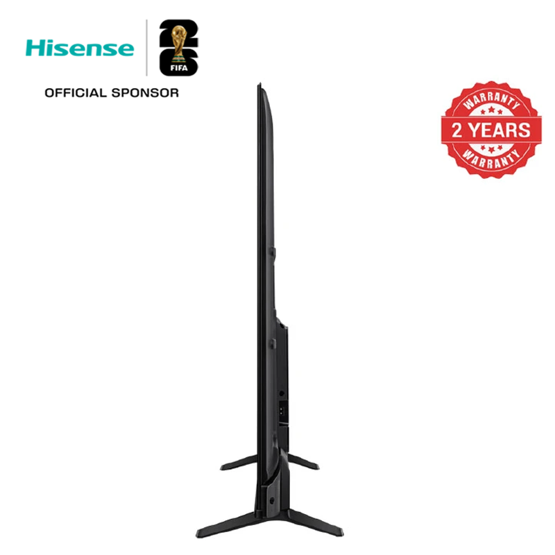 Hisense 50 inch 50A6K 4K UHD Frameless Television VIDAA Smart TV with Netflix Youtube USB/SD Bluetooth WIFI Television Multifuctional TV