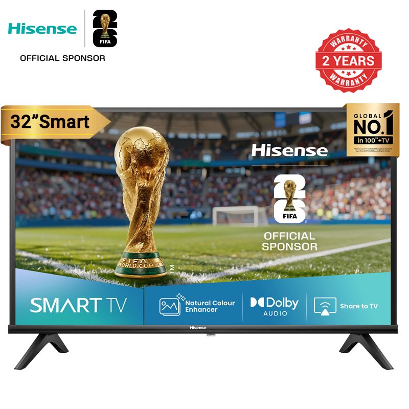 Hisense 32A4KKEN  32 inches Smart Frameless Full HD LED VIDAA  TV