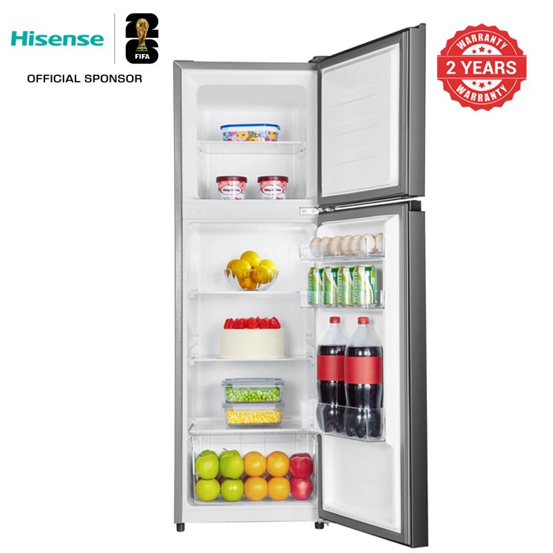 Hisense 154L  fridge double door fridges and Freezers  Refrigerator with LED Light Fridge  REF154DR