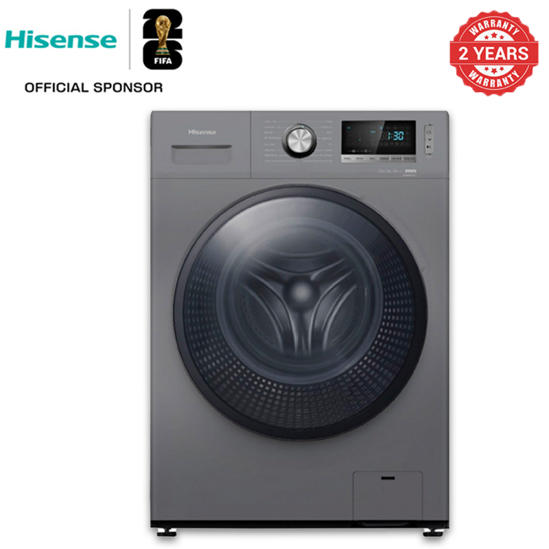 Hisense Washer 8kg & Dryer 5Kg  1400 rpm Front Load Washing Machine Full Automatic  WD3Q8043BT