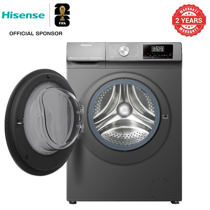 Hisense Washer 10KG and Dryer 6KG  Fully Automatic 1400 Rpm Front Load Washing Machine WD3Q1043BT