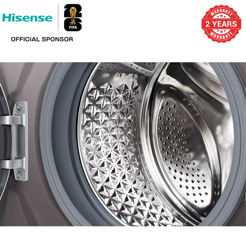 Hisense Washer 10KG and Dryer 6KG  Fully Automatic 1400 Rpm Front Load Washing Machine WD3Q1043BT