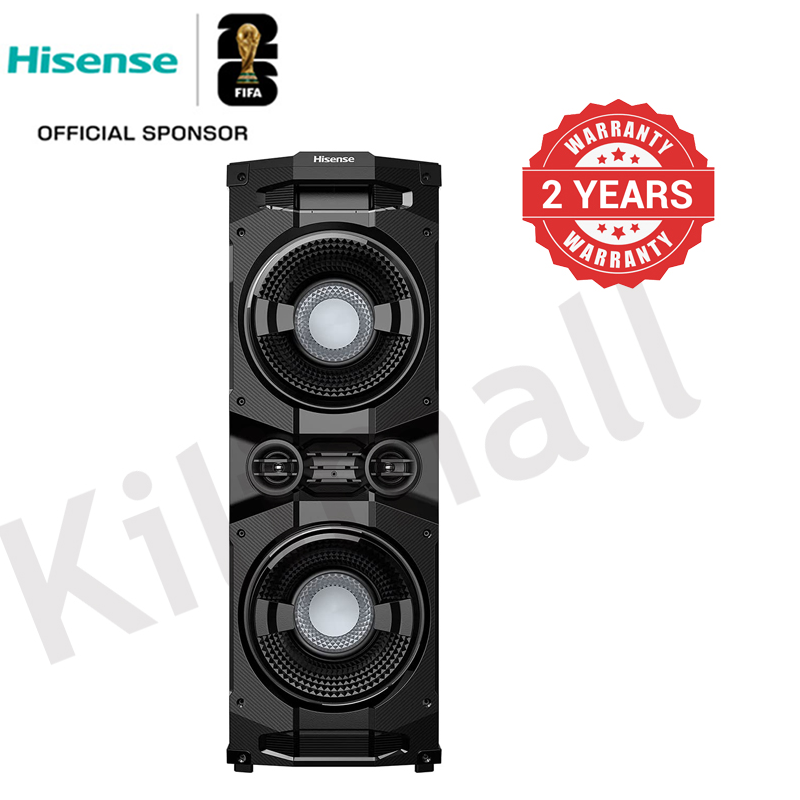 Hisense Speaker System, Bluetooth Connect Outdoor Speaker, Sound Bar HP130 With Microphone Function 400 Watts Party Speaker Woofer