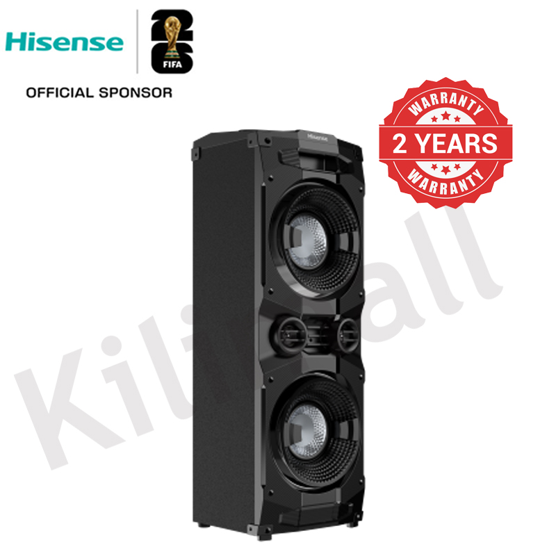 Hisense Speaker System, Bluetooth Connect Outdoor Speaker, Sound Bar HP130 With Microphone Function 400 Watts Party Speaker Woofer