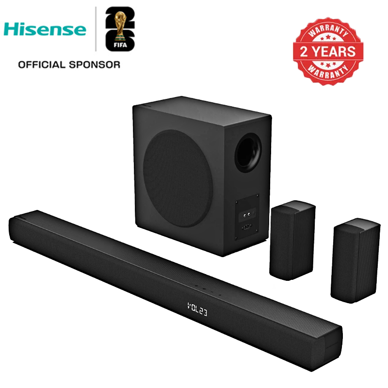 Hisense Home Theater HS5100 Soundbar 5.1 Channel Soundbar 540W DTS With Wireless Subwoofer, Dolby, Bluetooth