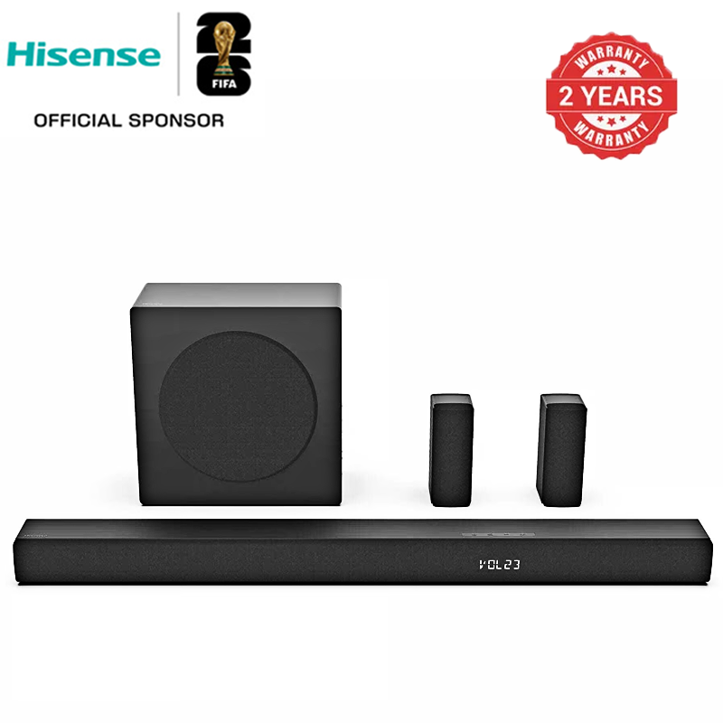 Hisense Home Theater HS5100 Soundbar 5.1 Channel Soundbar 540W DTS With Wireless Subwoofer, Dolby, Bluetooth