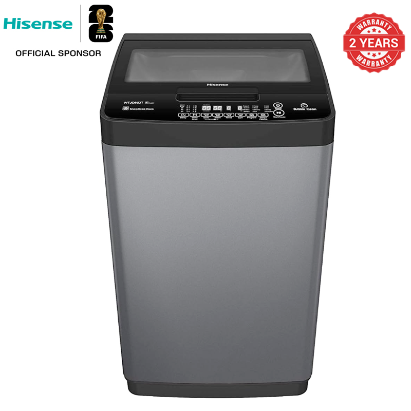 Hisense 8KG Top load Fully Automatic Washing Machine Wash and Spin Washer WT1D8021UT