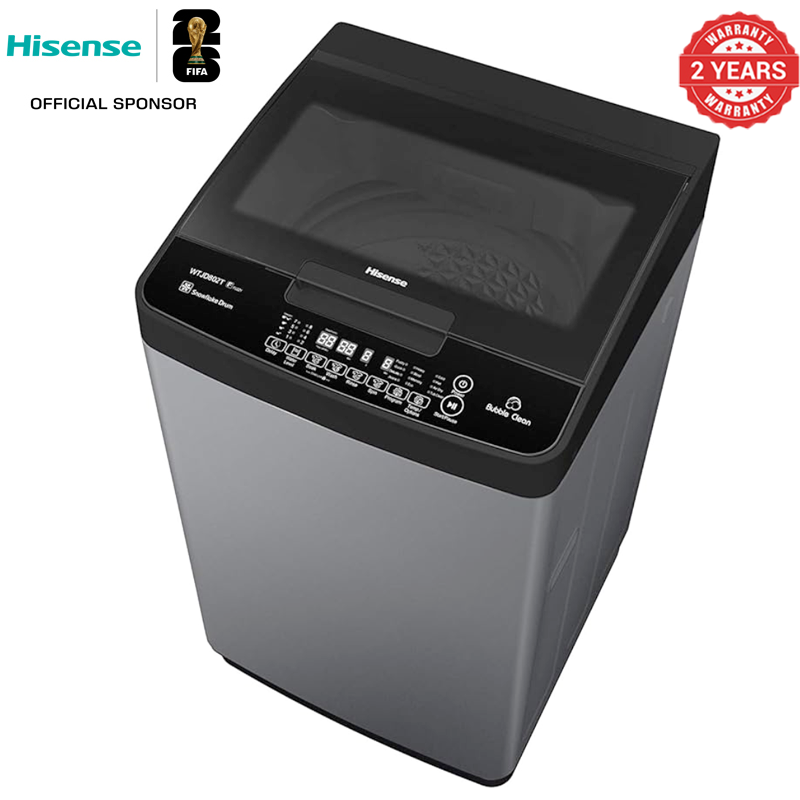 Hisense 8KG Top load Fully Automatic Washing Machine Wash and Spin Washer WT1D8021UT