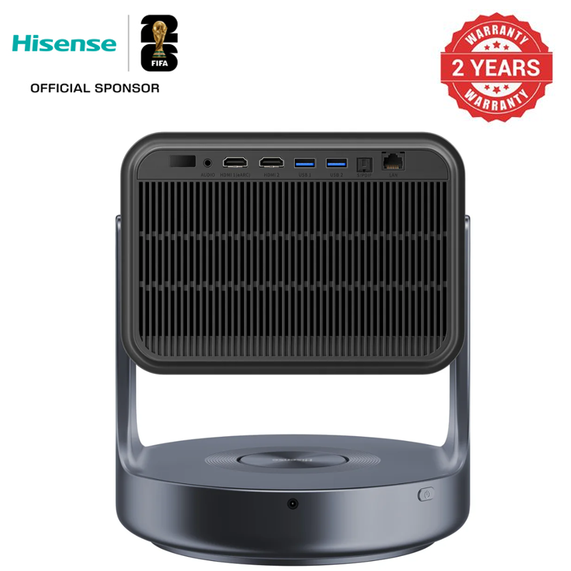 Hisense C2 Ultral Portable 100 Inch 4K UHD Triple Mini Projector, Dolby Vision, VIDAA Smart OS