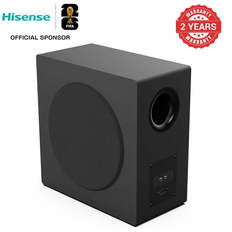 Hisense 3.1CH HS3100 Soundbar 480W  Bluetooth Enabled, Dolby Audio, Sound Bar, DTS Virtual:X, Wireless Subwoofer, Powerful Bass