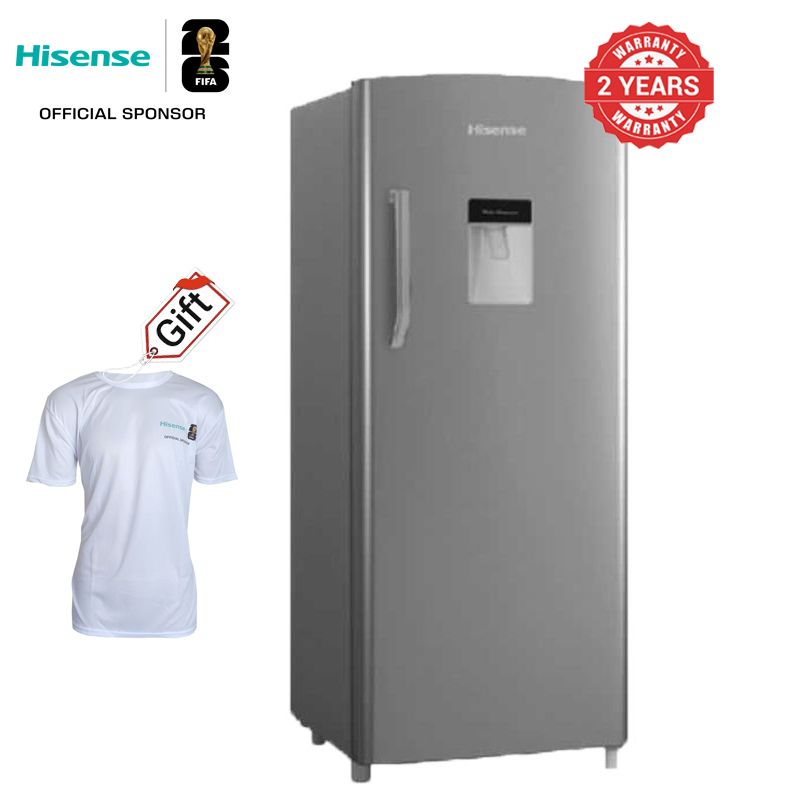 Hisense REF176DR 176L Single Door Fridge with Water Dispenser – Energy-Efficient & Stylis