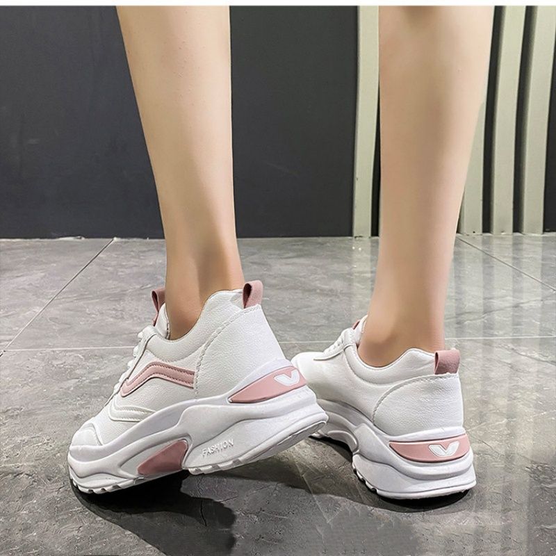 Ladies Shoes Women Shoes Sneakers Sport Shoes  Athletic Old Dad Shoes Thick Sole Heightening Walking Shoes Breathable Casual Running Sneakers