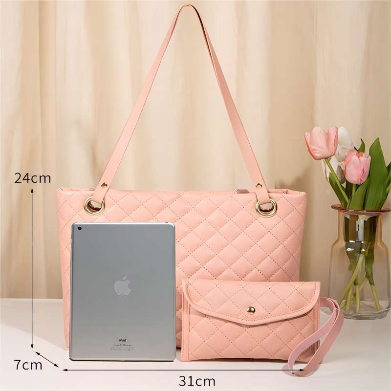 2 PCS Handbags Women Bags Ladies Bag  Purse Shoulder Bag Tote