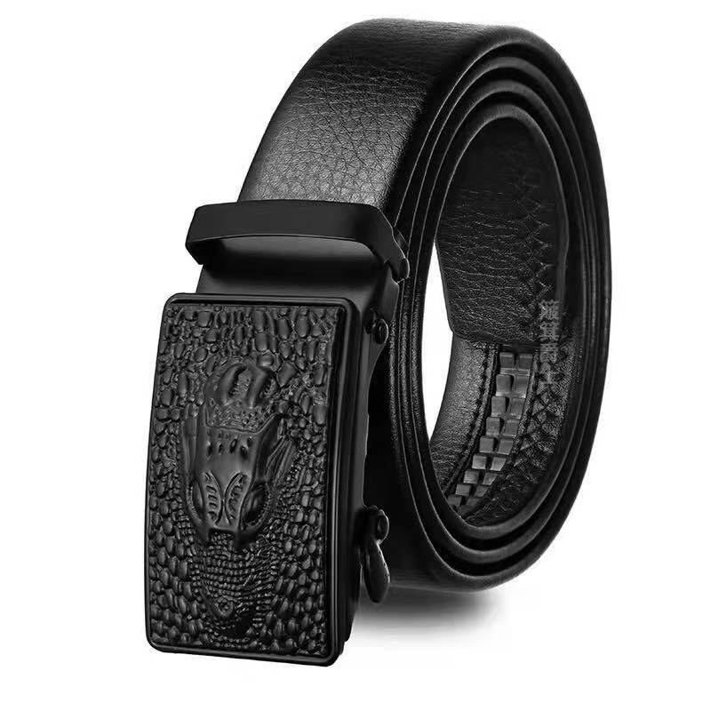 3 PCS Men Belts Sets Metal Buckle Fashion Belts