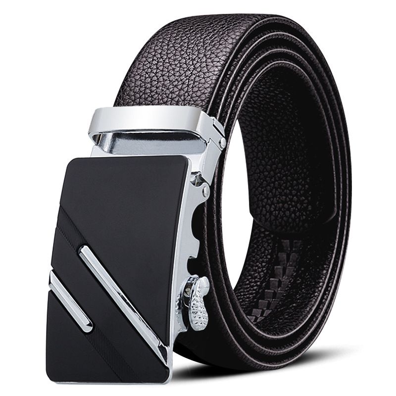 3 PCS Men Belts Sets Metal Buckle Fashion Belts